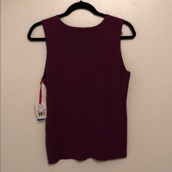 Ruby Rd Women’s Tank Sweater with Embellishments - Picture 5 of 5